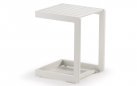 Białe, opcjonalne stolik boczny pasujący do leżaka RAJA
