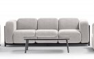 Luksusowa sofa ogrodowa, wypoczynkowa z szarymi obiciami