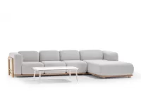Luksusowa sofa wypoczynkowa na taras RULE z szezlongiem