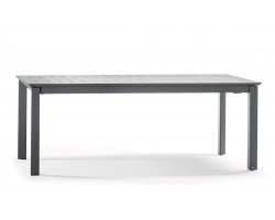 Aluminiowy stół ogrodowy rozkładany. grafitowy 160 do 240 PANAREA
