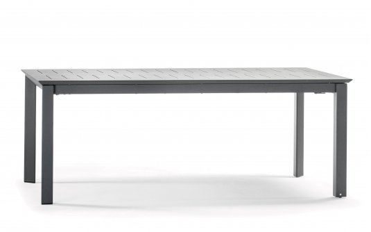 Aluminiowy stół ogrodowy rozkładany. grafitowy 160 do 240 PANAREA