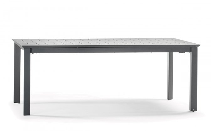 Aluminiowy stół ogrodowy rozkładany. grafitowy 160 do 240 PANAREA