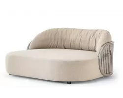Łóżko ogrodowe z grubym materacem NEST Daybed