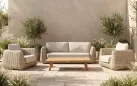 Luksusowa sofa ogrodowa trzyosobowa z technorattanu wakkanda tierra outdoor