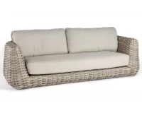 Luksusowa sofa ogrodowa trzyosobowa z technorattanu wakkanda tierra outdoor