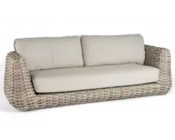 Luksusowa sofa ogrodowa trzyosobowa z technorattanu wakkanda tierra outdoor