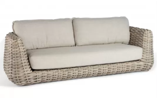 Luksusowa sofa ogrodowa trzyosobowa z technorattanu wakkanda tierra outdoor Luksusowa sofa ogrodowa trzyosobowa z technorattanu wakkanda tierra outdoor