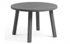 MAXIMO Okrągły stolik kawowy d60 cm i wysokości 40 cm basalto