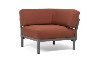 Moduł narożny do kolekcji maksimum firmy nardi konstrukcja w kolorze basalto