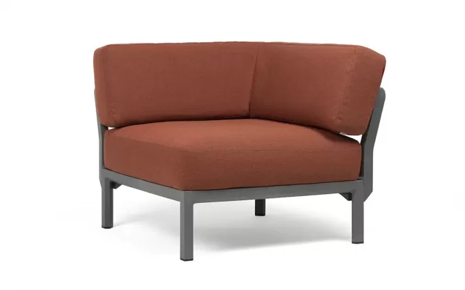 Moduł narożny do kolekcji maksimum firmy nardi konstrukcja w kolorze basalto