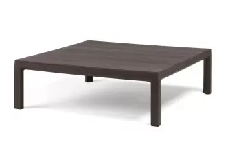 Kwadratowy stolik kawowy z polipropylenu 80 x 80 cm máximo terra nardi