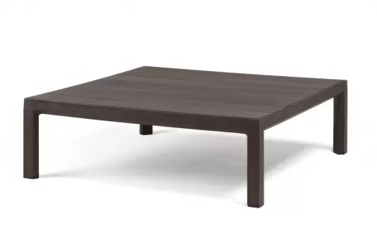 Kwadratowy stolik kawowy z polipropylenu 80 x 80 cm máximo terra nardi