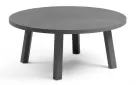 Okrągły stolik kawowy z polipropylenu Ø70 cm  máximo mini basalto nardi