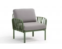 Fotel ogrodowy wypoczynkowy komodo nardi kolor agave