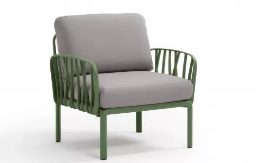 Fotel ogrodowy wypoczynkowy komodo nardi kolor agave Fotel ogrodowy wypoczynkowy komodo nardi kolor agave