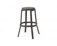 Stołek ogrodowy z polipropylenu sztaplowany STACK MAXI nardi kolor terre  