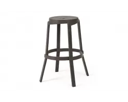 Stołek ogrodowy z polipropylenu sztaplowany STACK MAXI nardi kolor terre  