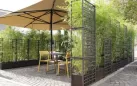 SIPARIO 2 to modułowa ścianka ogrodowa z polipropylenu terre