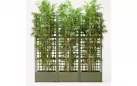 SIPARIO 2 to modułowa ścianka ogrodowa z polipropylenu agave