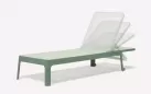 Leżak ogrodowy z polipropylenu sztaplowania plano nardi koor MENTA