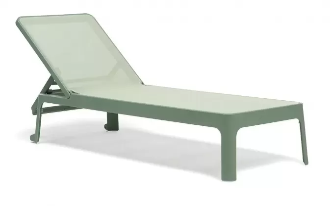 Leżak ogrodowy z polipropylenu sztaplowania plano nardi koor MENTA