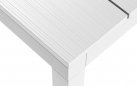 Biały aluminiowy rozkładany stół ogrodowy nardi RIO 210-280 cm