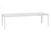 Rozkładany stół ogrodowy z polipropylenu rio nardi 210-280 kolor biały