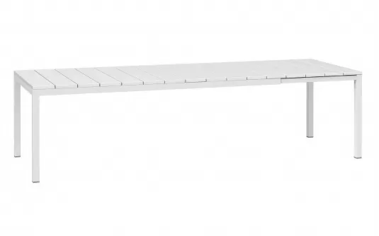 Rozkładany stół ogrodowy z polipropylenu rio nardi 210-280 kolor biały Rozkładany stół ogrodowy z polipropylenu rio nardi 210-280 kolor biały