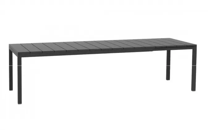 Rozkładany stół ogrodowy z polipropylenu rio nardi 210-280 kolor antracyt
