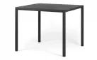Antracyt stół ogrodowy aluminiowy z blatem hpl 90x90 pijave nardi