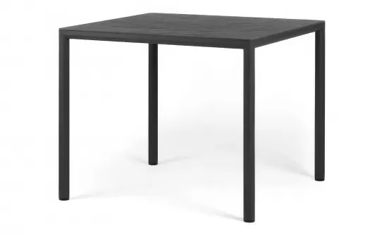 Antracyt stół ogrodowy aluminiowy z blatem hpl 90x90 pijave nardi Antracyt stół ogrodowy aluminiowy z blatem hpl 90x90 pijave nardi