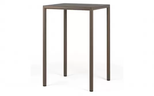 Tabacco stół ogrodowy barowy aluminiowy z blatem hpl 70x70 pijave nardi