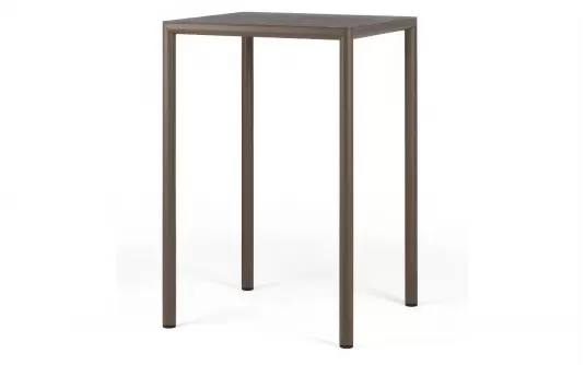 Tabacco stół ogrodowy barowy aluminiowy z blatem hpl 70x70 pijave nardi