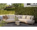 Beżowy narożnik ogrodowy luksusowy mykonos 4so
