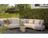 Beżowy narożnik ogrodowy luksusowy mykonos 4so