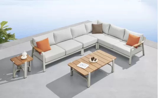 Narożnik ogrodowy modułowy beżowoszary visconti higold Narożnik ogrodowy modułowy beżowoszary visconti higold