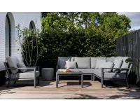 Aluminiowy narożnik ogrodowy grafitowy NUBA 