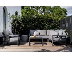 Aluminiowy narożnik ogrodowy grafitowy NUBA 