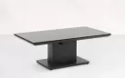 Aluminiowy stół ogrodowy z regulowaną wysokością z blatem ceramicznym luca antracyt