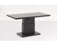 Aluminiowy stół ogrodowy z regulowaną wysokością z blatem ceramicznym luca antracyt