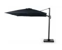 Parasol ogrodowy z nogą boczną a w kolorze antracyt nogi i poszycia podstawa 120 kilo