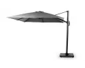 Parasole ogrodowe noga boczna 3 x 3 m antracytowa noga | poszycie jasnoszare DURAFLEX