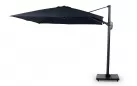 Parasol ogrodowy noga boczna antracyt 3x3 m | poszycie Spuncrylic antracyt