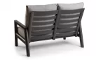 2-osobowa sofa ogrodowa aluminiowa grafitowa z wysokim oparciem Sevilla