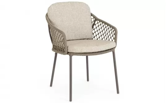 I przemysłowe krzesło stołowe ogrodowe z poduszkami na siedzisku i oparciu corbetta bizzotto I przemysłowe krzesło stołowe ogrodowe z poduszkami na siedzisku i oparciu corbetta bizzotto