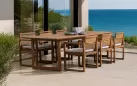 Zestaw stołowy ogrodowy z 6 krzesłami i dużym stołem 240 cm Adrian bizzotto