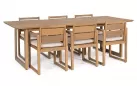 Zestaw stołowy ogrodowy z 6 krzesłami i dużym stołem 240 cm Adrian bizzotto