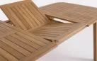 Stół ogrodowy z drewna akacji z rozkładanym blatem od 160 do 210 cm danubio bizzotto