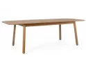 Stół ogrodowy z drewna akacji z rozsuwanym blatem 180 240 cm danubio bizzotto