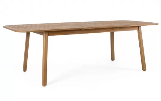 Stół ogrodowy z drewna akacji z rozsuwanym blatem 180 240 cm danubio bizzotto Stół ogrodowy z drewna akacji z rozsuwanym blatem 180 240 cm danubio bizzotto